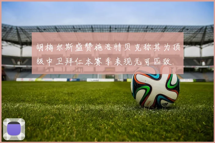 胡梅尔斯盛赞施洛特贝克称其为顶级中卫拜仁本赛季表现无可匹敌